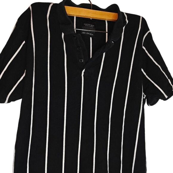 Cactus Man Striped Polo Tee - Picture 6 of 6